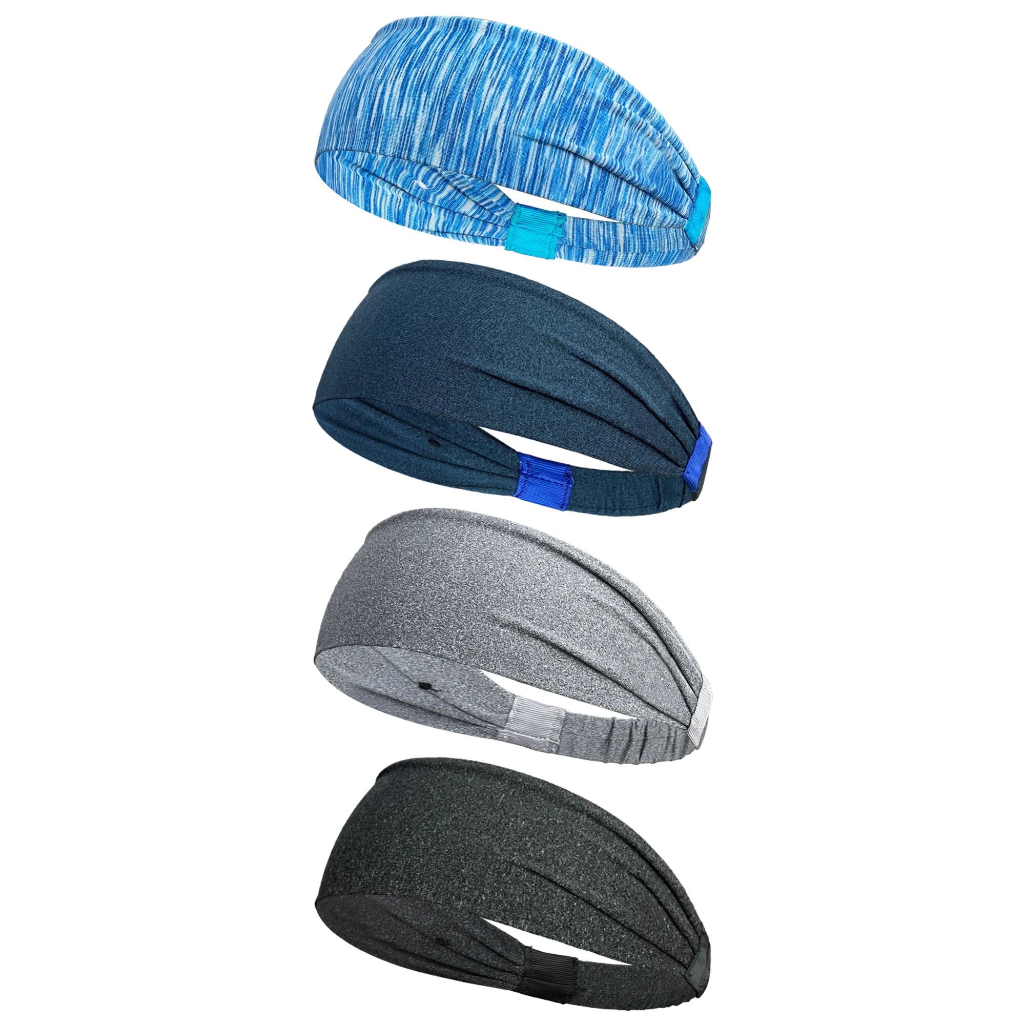 Sports Headbands For Men Woman Gym Yoga Sweat Hair Bands Soft Elastic Hairbands Stretch Outdoor Sport Sweatbands