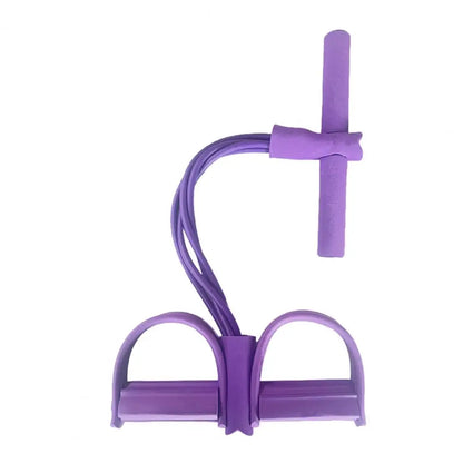 4/6-Tube Pedal Puller Resistance Band Elastic Yoga Sit-up Pull Rope  Pedal Tensioner Exerciser Full Body Workout Fitness Band