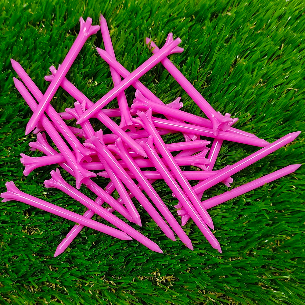 40 Pack Plastic Golf Tee Set 2-3/4'' Unbreakable Golf Tees Improved Durability Reduced Friction and Increased Drive Distance
