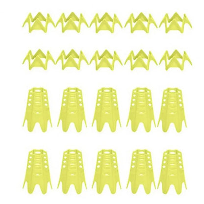 20Pcs Plastic Golf Simulator Tees High Stability Low Friction Portable Indoor Outdoor Golf Mat Tees Practice 골프용품