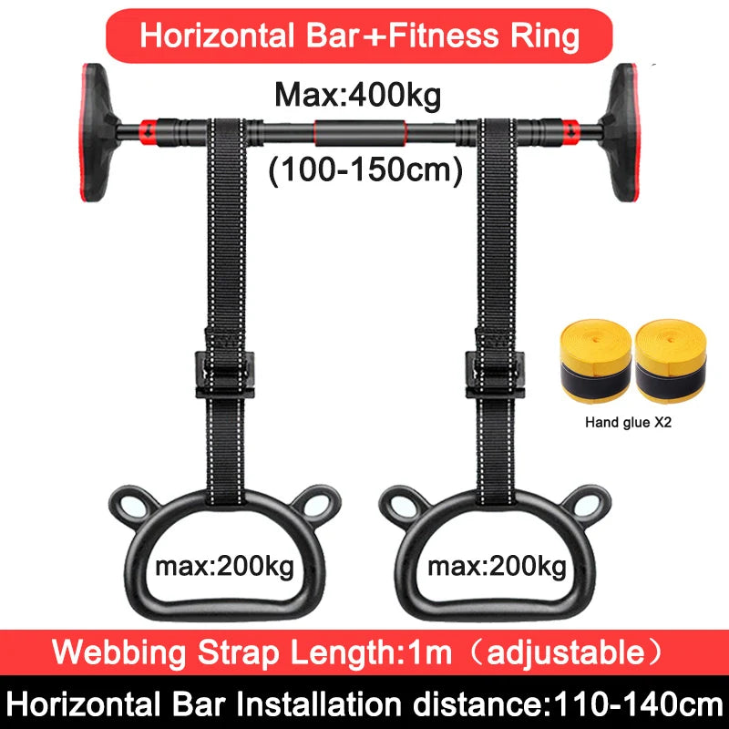 Adjustable Door Horizontal Bar Pull Up Arm Training Home Room Gym Fitness Ring Exercise Sport турник Equipment Bodybuilding