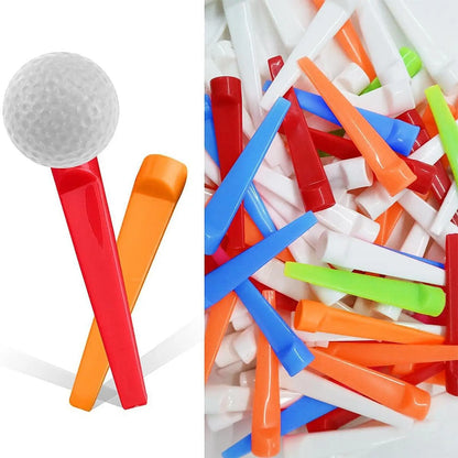 50x Wedge Golf Tees Accessories Compact Lightweight Hitting 70 mm Flat Golf Tees for Men Women Golf Practice Training parts