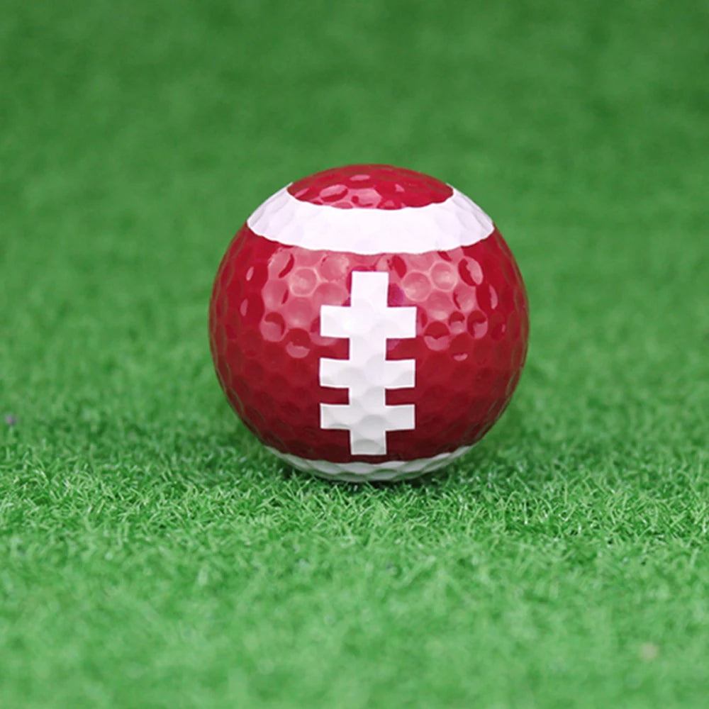 1Pcs Double Golf Balls Training Sports Gift Practice Driving Range Novelty Fun for Golfer Childrens Colored Cartoon Cute Indoor