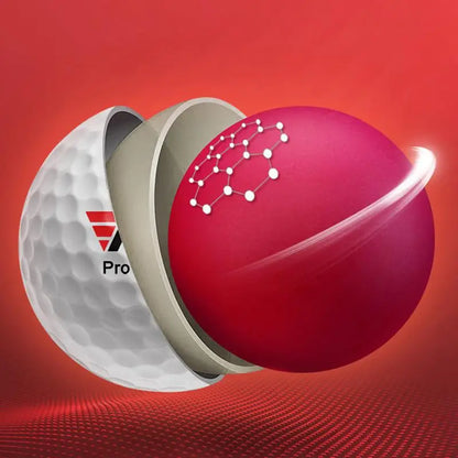 White Golf Balls Round Golf Balls Portable Driving Range Outdoor Sport Tennis Golf Practice Balls Golf Accessories 42.7mm