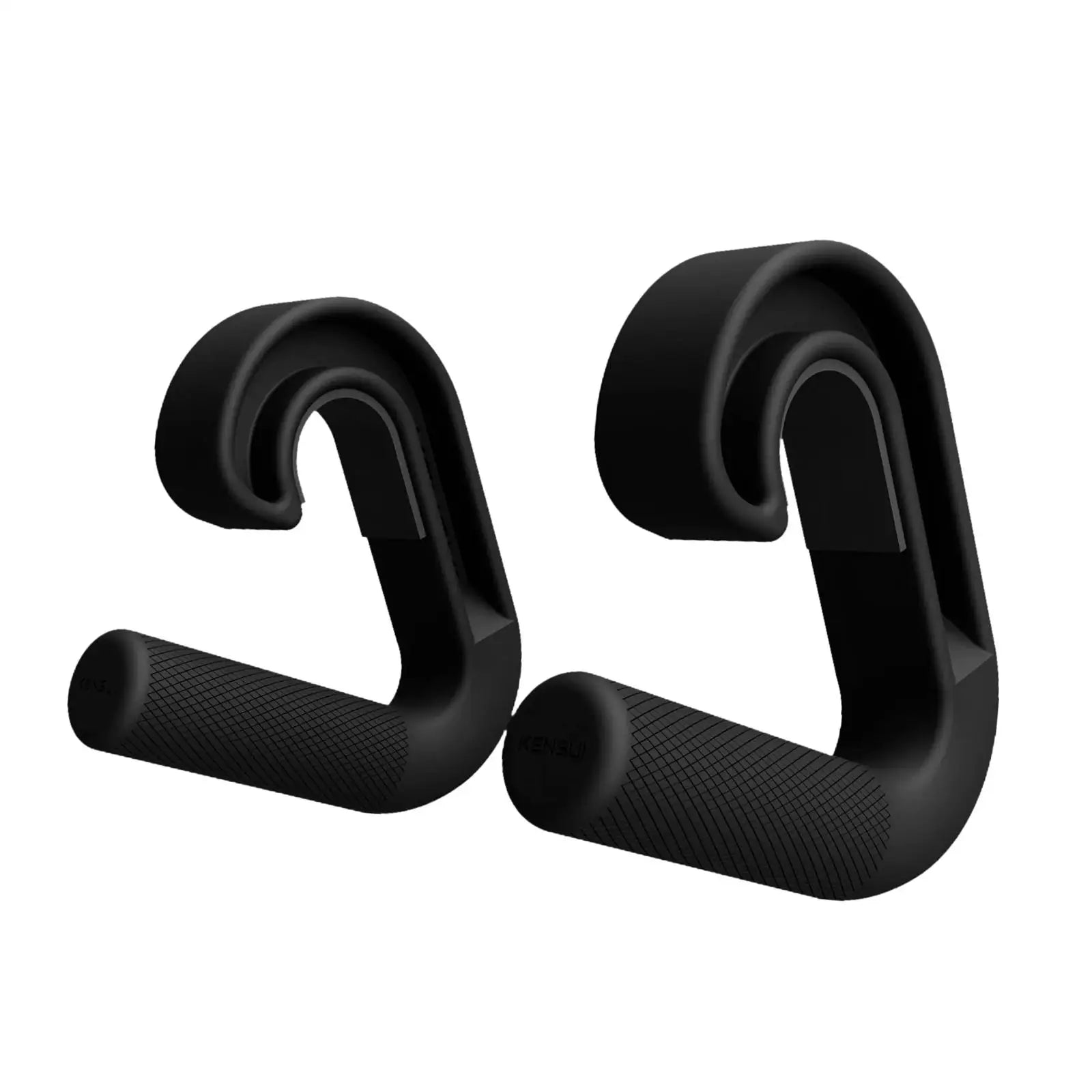 2 Pcs Hook Fitness Handle Multi-functional Exercise Suspension Grip Pull Down Machine Attachment Non Slip for Gym Strength Train