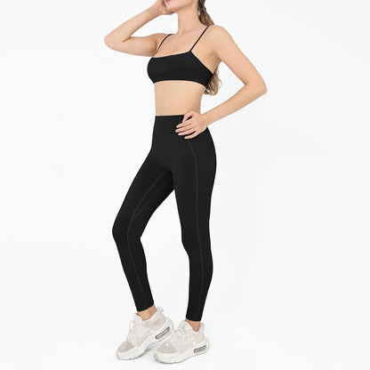 2 Pieces Yoga Set Women Gym Tracksuit Sport Bras Fitness Leggings Outfits Workout Suits Ladies Training Clothes Sets Sportwear