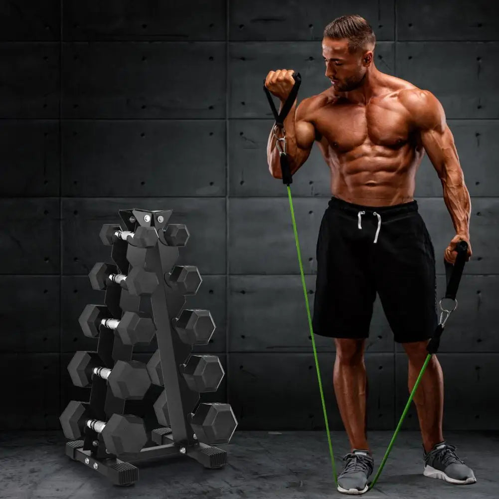 5-Tier Dumbbell Rack – Home Fitness Storage