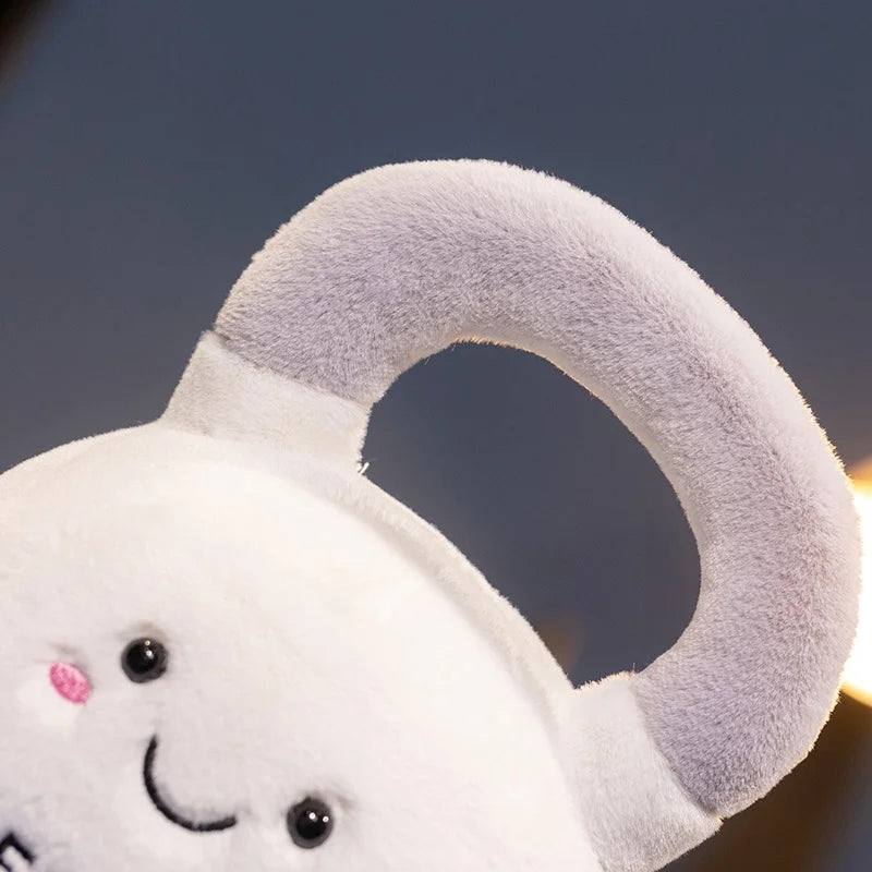 New Funny Kettlebell Barbell Plush Pendant Pillow Soft Fitness Plush Toy Creative Dumbbell Plush Toy Birthday Gift