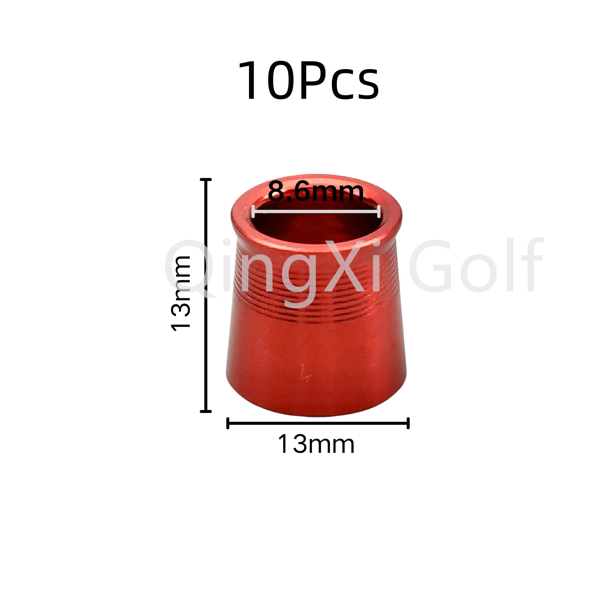 Golf Club Shaft Assembling Accessories Aluminum Material Sleeve Ferrules Fit Driver Fairway Wood Hybrid Carbon Irons Shaft Club