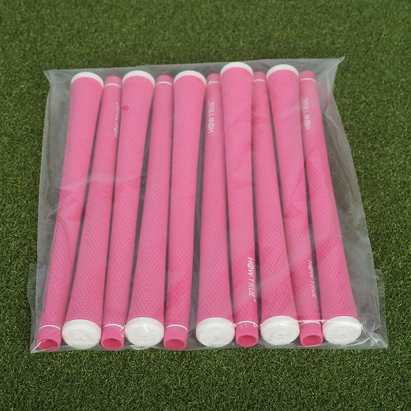 1PC Golf Club Grips Standard Men's Natural Rubber Soft Anti-slip High Quality Golf Irons/Woods Universal Grips 6 Colors