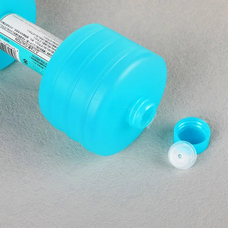 1kg Dumbbells,Comprehensive Home Water Flooding Dumbbells For Fitness Aquatic Barbell Gym Weight Loss Exercise Women Accessories