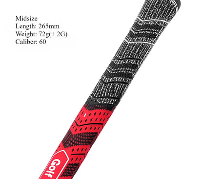 Golf Grip PLUS 4  Men's Rubber Golf Grips Cotton Yarn Golf Club Grips Iron and Wood Standard/Midsize Grip Universal