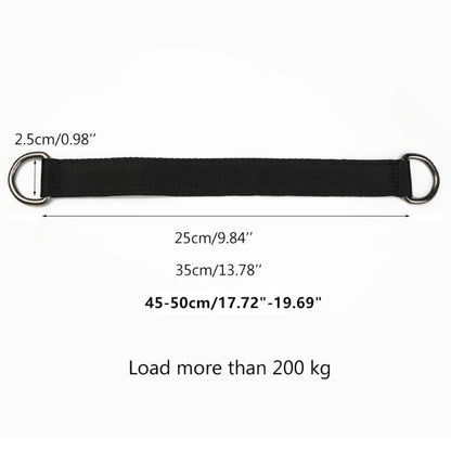 G92F Multifunction Fitness Equipment Hook Ring Hanging Belt With Hook Fitness Equipment Hanging Sandbag Pull Up Rope Belt