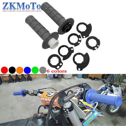 Motorcycle Grips 7/8" 22mm Hand Grip W/ The Snap-on Cam for Yamaha Honda Kawasaki Suzuki KTM Dirt Bike Motorbike Handlebar