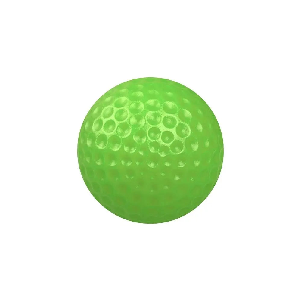 10PCS Golf Balls Elastic Indoor Outdoor Practice Training Golf Hollow Ball Non-hole Mixed Color Indoor Golf Ball Pet Toy Ball