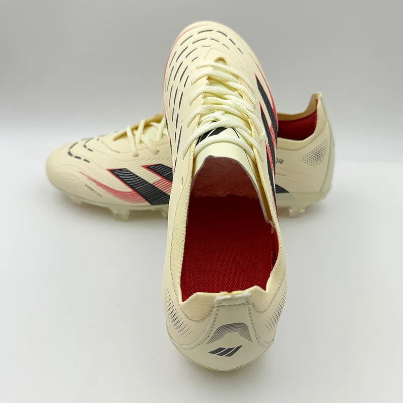 Soccer Shoes For Men FG Professional High Quality Bootie Fast Outdoor Football Field Boots Comfortable Football Shoes Ultralight