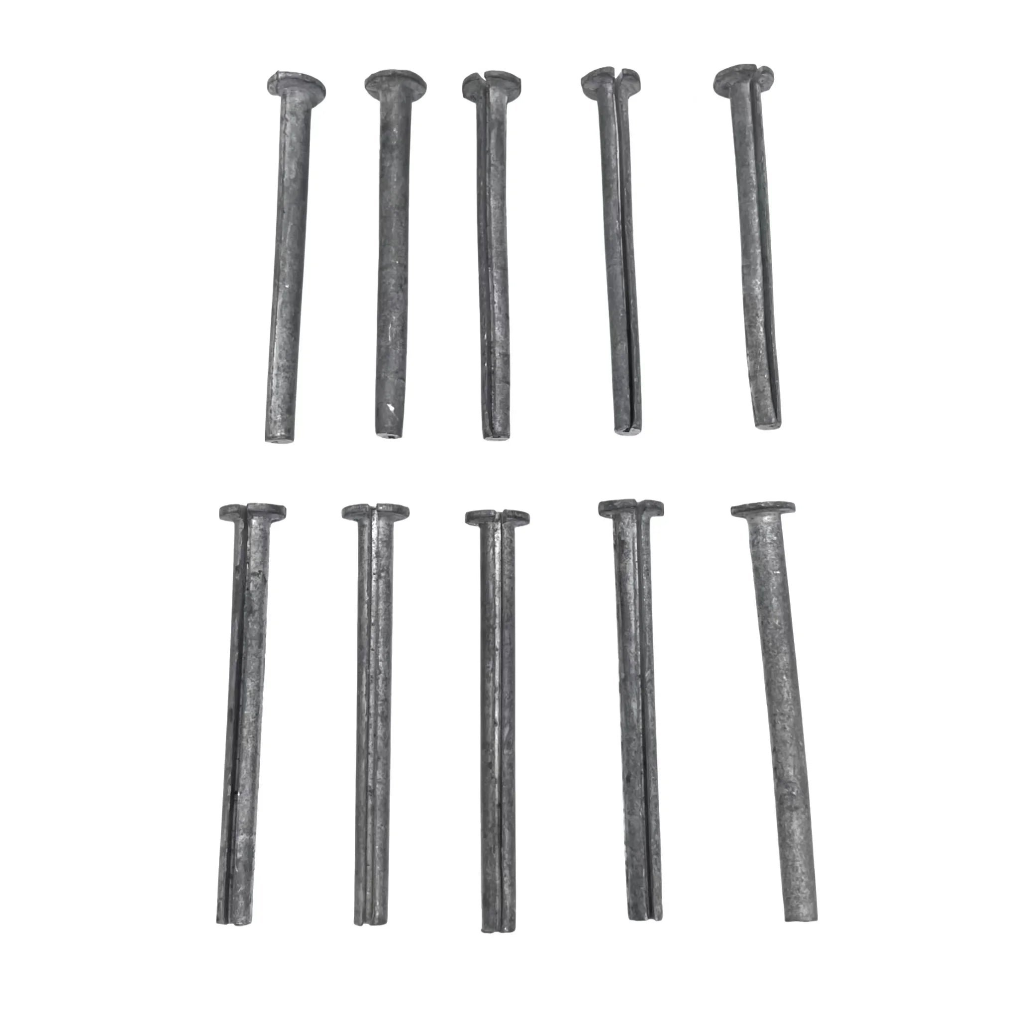 10Pcs Golf Club Assembling Accessories Balance Ding Golf Shaft Swing Nail Plug Weights,Slender for Wood,Coarse for Irons