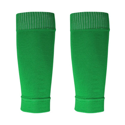 1 Pair Sports Safety Shin Pads Sleeves Football Shin Holder Instep Socks Nylon Fitness Leg Guard Sleeves for Kids Boys Men