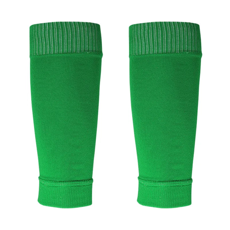 1 Pair Sports Safety Shin Pads Sleeves Football Shin Holder Instep Socks Nylon Fitness Leg Guard Sleeves for Kids Boys Men