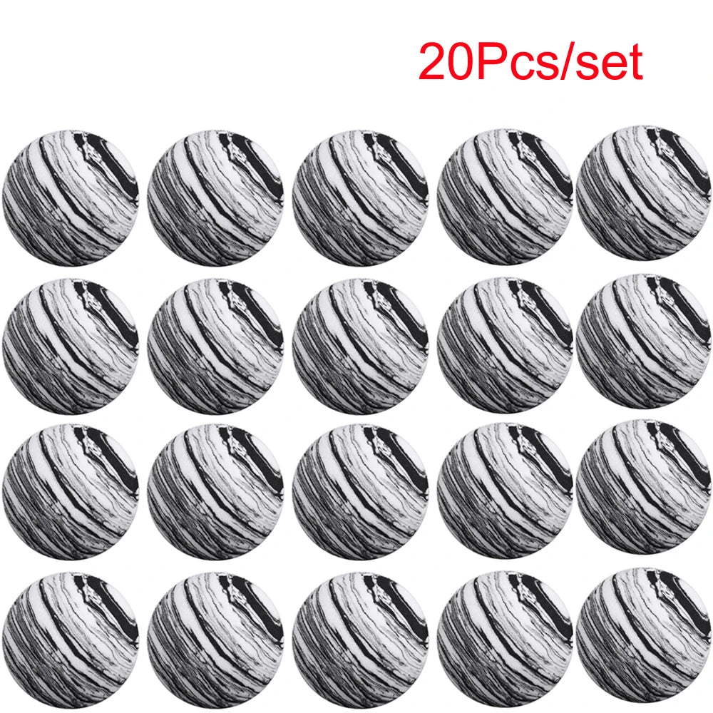20pcs/bag golf balls 42mm diameter sports balls Rainbow Foam Practice Golf Balls for Indoor or Outdoor Golf Training Balls new