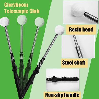 Golf Training Aids Golf Clubs Golf Retractable Swing Practice Stick Indoor Golf Sound Assistant Practitioner golf accessories