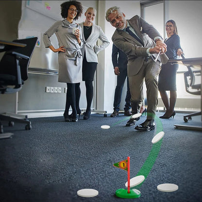 Golf Flat Ball Swing Practice Golf Balls Portable Flat Golf Balls Lightweight Golf Training Balls For Practice Indoor Outdoor