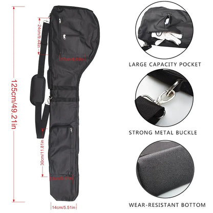 New Golf Sunday Bag Golf Club Bag Mini Golf Bag Training Practice Golf Bag Travel Case Foldable
