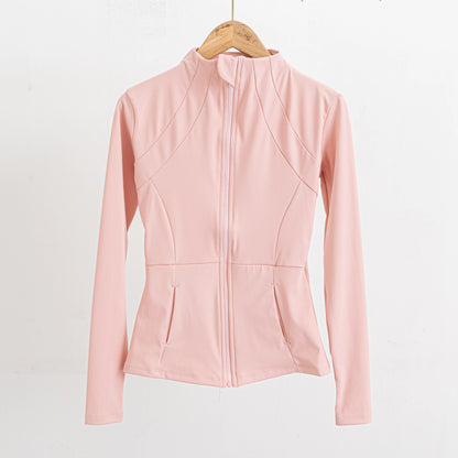 Yoga Clothes Windbreaker Women's Autumn Winter Professional Sports Jogging Cycling Long-sleeved Fitness Running Shirts Tops Gym