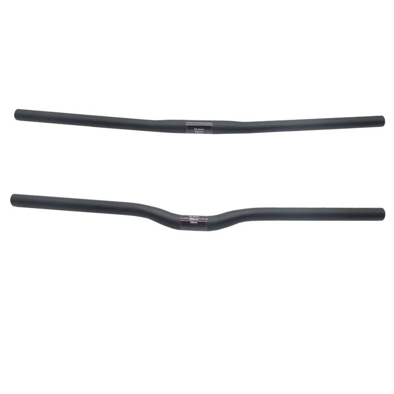 25.4 Full Carbon Handlebar Folding Bike Horizontal Handle Bar 400-700MM One-Shaped Ultralight Bicycle Straight Handlebar