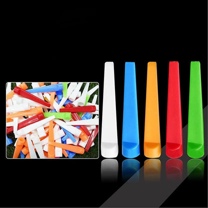 50x Wedge Golf Tees Accessories Compact Lightweight Hitting 70 mm Flat Golf Tees for Men Women Golf Practice Training parts