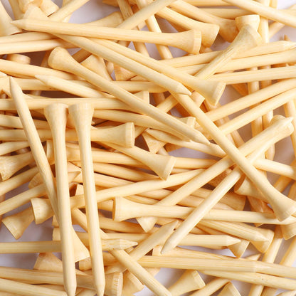 Bamboo Golf Tees 1000/500/250 PCS 2-3/4 & 3-1/4 inch Length | Bamboo Golf Tees, 7X Stronger Than Wood Golf Tees, Reduce Friction