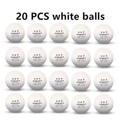 3-star Table Tennis Balls New Material A40 High-elastic Durable Training Table Tennis Balls Ping-Pong Balls
