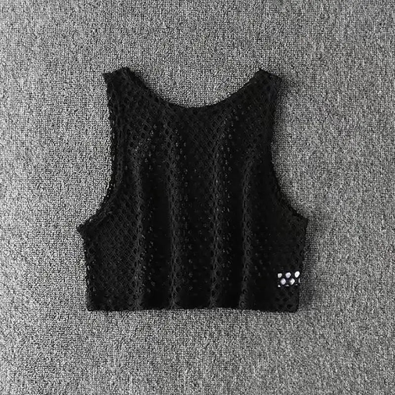 Sexy Fitness Gym Yoga Top T-shirt Women's Sleeveless Sportswear Vest Quick Drying Loose Sports Vest Running Training Jogging