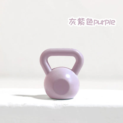 1Pcs 1/12 Dollhouse Miniature Metal Dumbbell Mini Kettlebell Model for ob11 bjd Doll House Accessories Decoration