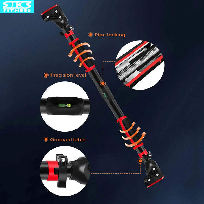 New Anti Drop Indoor Horizontal Bar, No Punching Required, Door Frame, Corridor, Family Sports Indoor Horizontal Bar