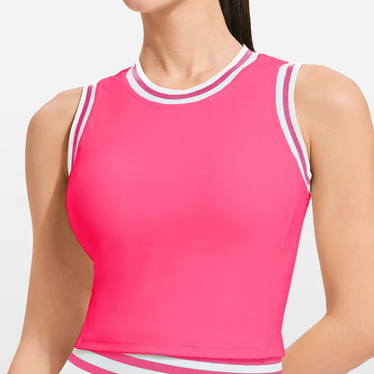 Yoga clothes short sleeves one cup mesh breathable fitness bra sports tennis vest tracksuit women t shirt badminton