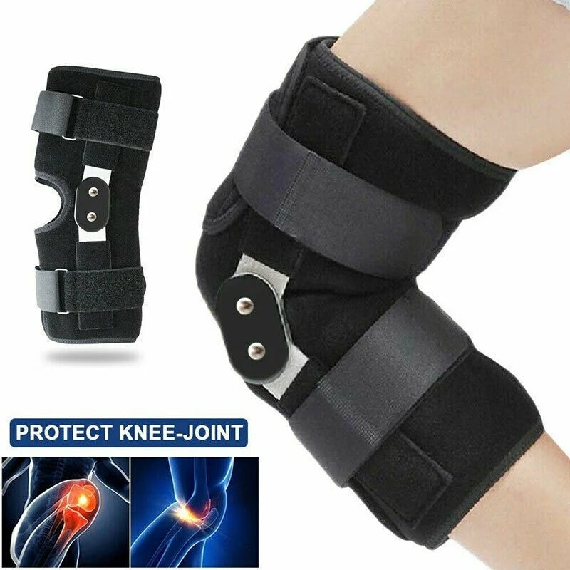 1pcs Elbowpads Protective Gear Alloy Breathable Sports Safety Pad Strap Patella Protector Motorcycle Protective Kneepad