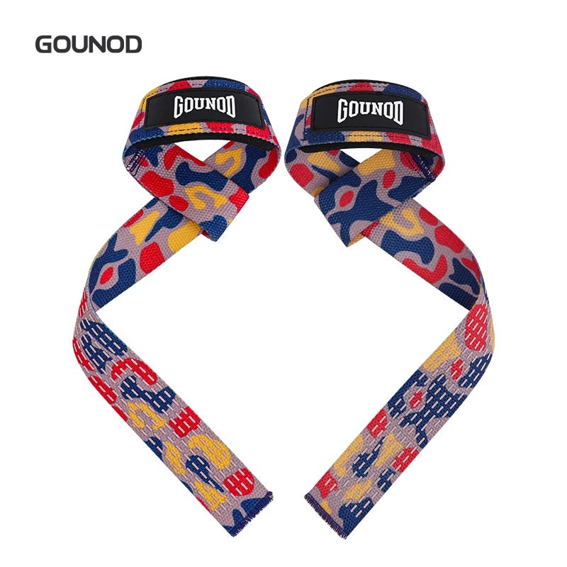 1/3sets TWeightlifting Straps Anti-Slip Silicone Lifting Wrist Straps Strength Training Deadlifts Crossfit Hand Grips Wrist