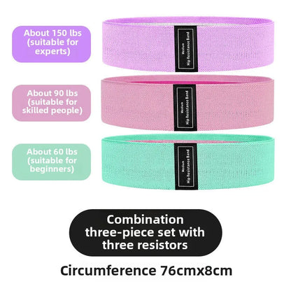 Squat Yoga Resistance Band Cotton Hip Circle Hip Circle Deep Squatting Hip Circle Elastic Band Rally Band