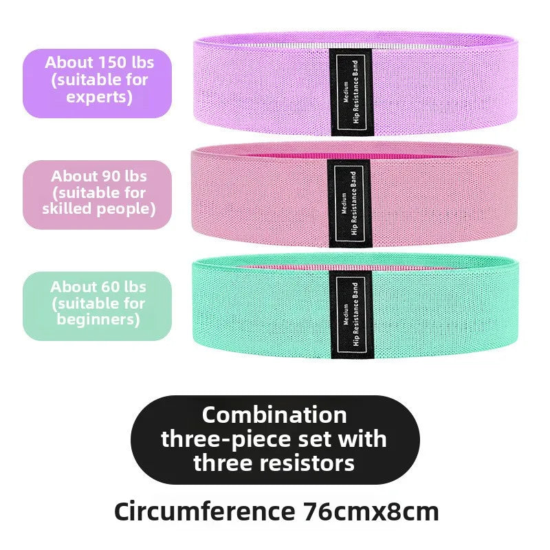 Squat Yoga Resistance Band Cotton Hip Circle Hip Circle Deep Squatting Hip Circle Elastic Band Rally Band