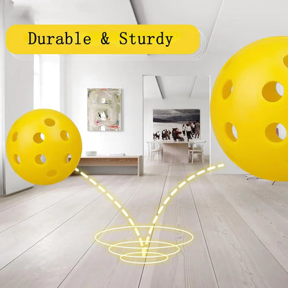 12Pcs 42MM Plastic Airflow Indoor Practice Golf Balls