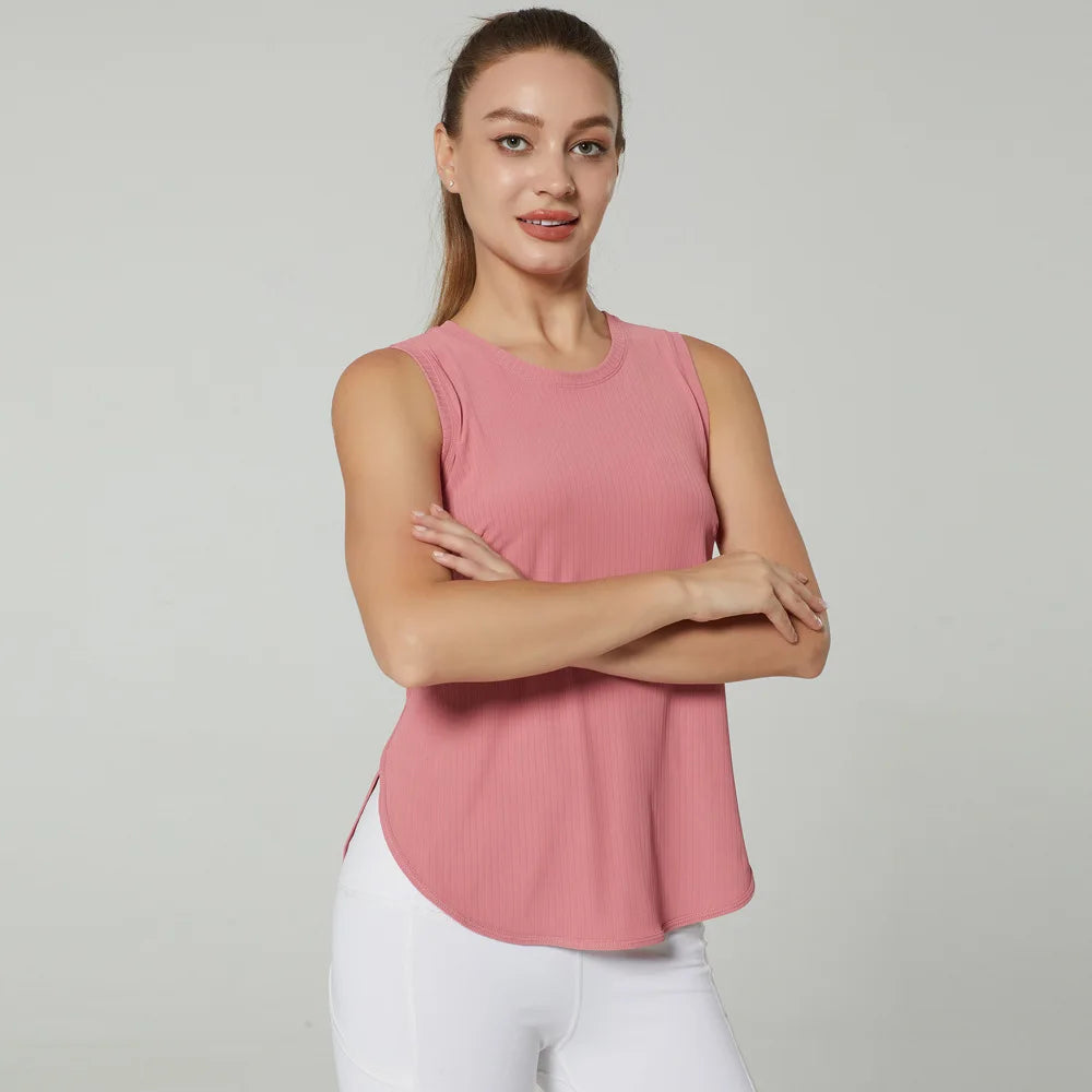Yoga Sport Shirt Quick Drying Yoga Blouse Fitness Stitched Casual Sports Top Summer Short Sleeve Sport T-Shirt For Women 2025