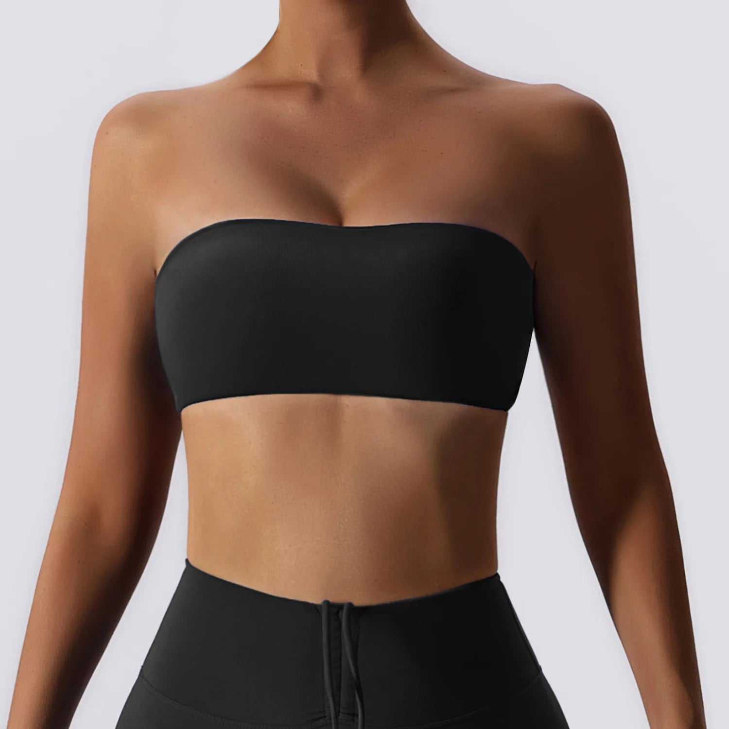 Sports Bra Sport Top Woman Gym Underwear Strapless Bustier Breathable Elastic Workout Tops Fitness Training Brassiere Yoga Bras