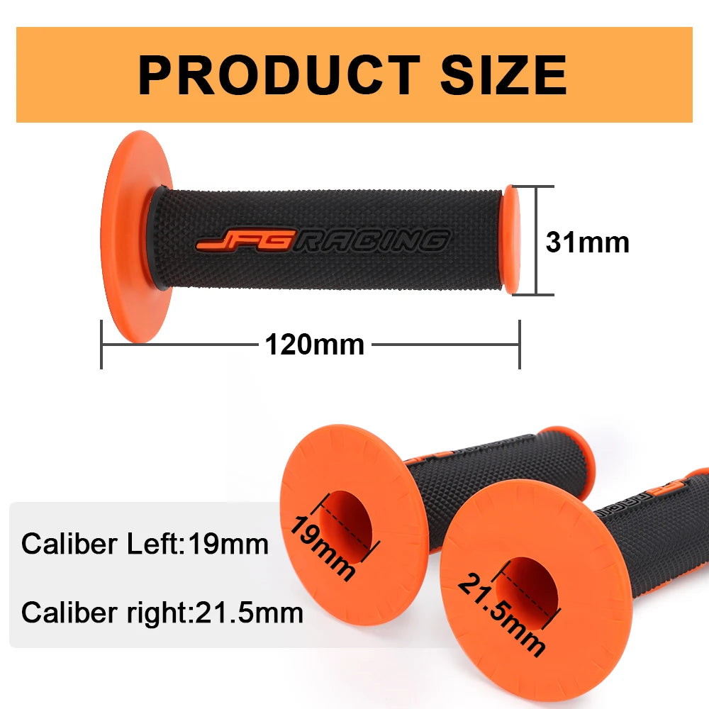 Motorcycle JFG 7/8" Handlebar Handle Hand Grips For KTM HONDA YAMAHA KAWASAKI SUZUKI Dirt Pit Bike Motocross Enduro MX