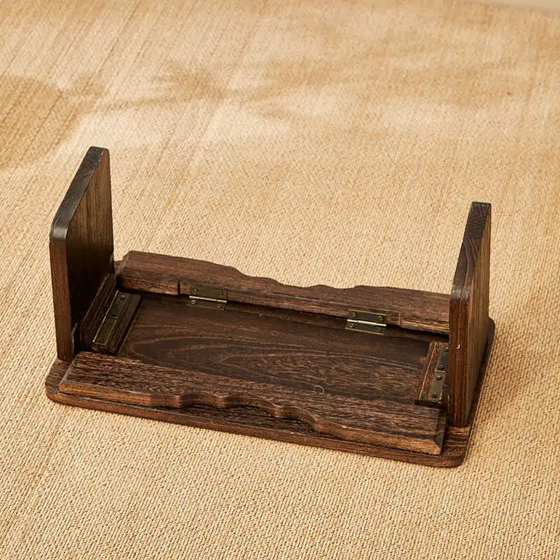Folding Legs Portable Meditation Kneeling Bench Solid Wood Ergonomic Seat Zen Bench Stool for Meditations, Yoga, Prayer, Seiza