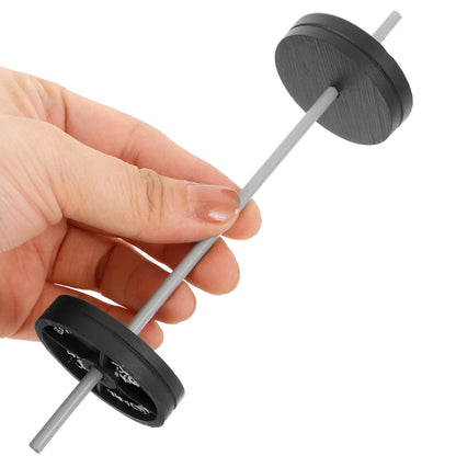 Barbell Model Mini Infant Toys Dumbbel Dollhouse Miniature Ornament Decoration Small Plastic Fitness Accessories for