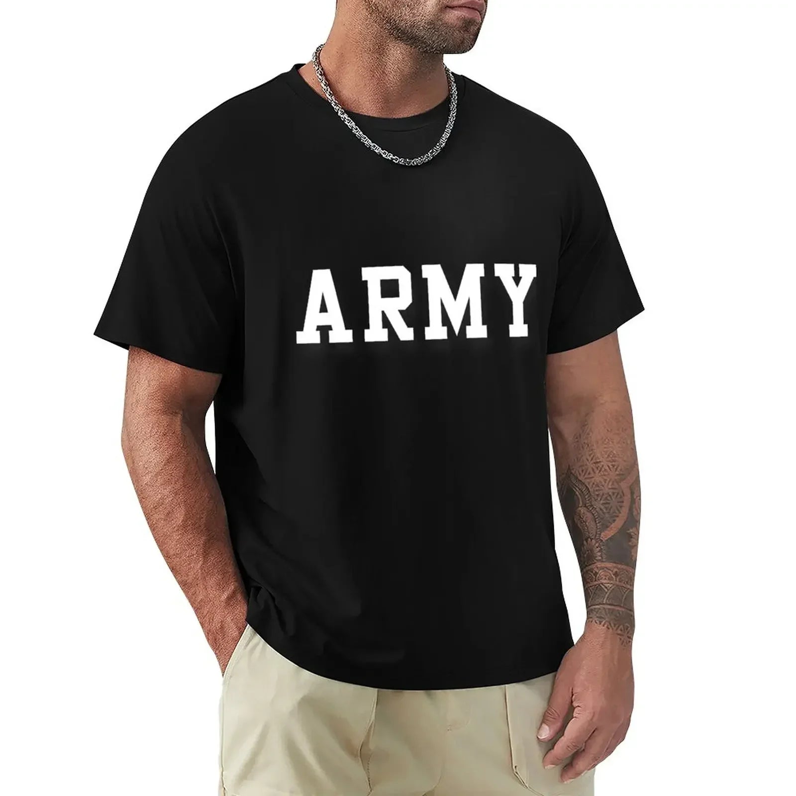 tees hippie clothes funnys mens t shirt graphic ARMY - Cal Robertson Zero Day T-Shirt  clothes sweat men clothings streetwear