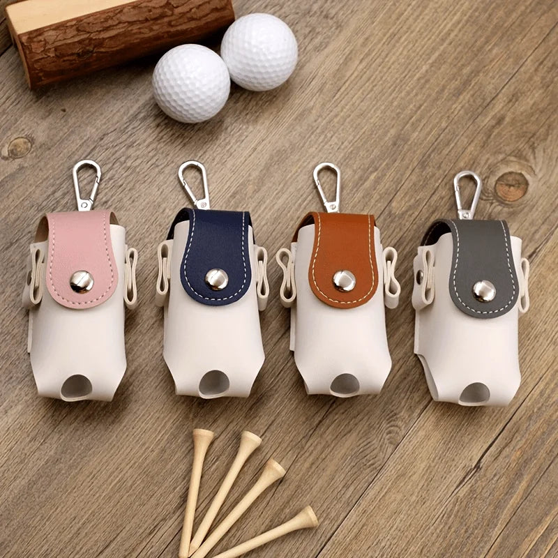 1PC portable mini golf bag, small purse, professional storage bag with Hook, suitable for golf course and indoor golf.