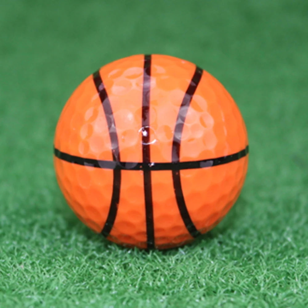 1Pcs Double Golf Balls Training Sports Gift Practice Driving Range Novelty Fun for Golfer Childrens Colored Cartoon Cute Indoor