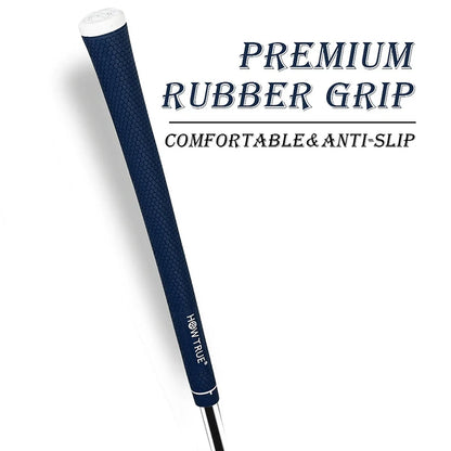 1PC Golf Club Grips Standard Men's Natural Rubber Soft Anti-slip High Quality Golf Irons/Woods Universal Grips 6 Colors